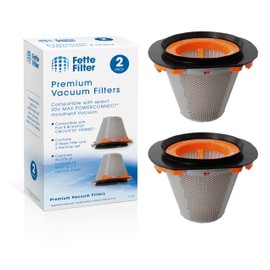 Fette Filter - Vacuum Filter Set Compatible with BLACK+DECKER 20V MAX POWERCONNECT Handheld Vacuum Models BCHV001C1, BCHV001B, for CRAFTSMAN CMCVH001B Part # BCHVF10, CMCVHF10, N900287 - Pack of 2
