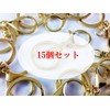 HappyHome Nascan Gold Set of 15 Accessories Parts Key Chain