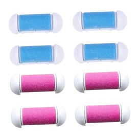 WOONEKY 8pcs Foot Scraper Dead Skin Remover Pedicure Accessories Foot Replacement Heads Care Tool