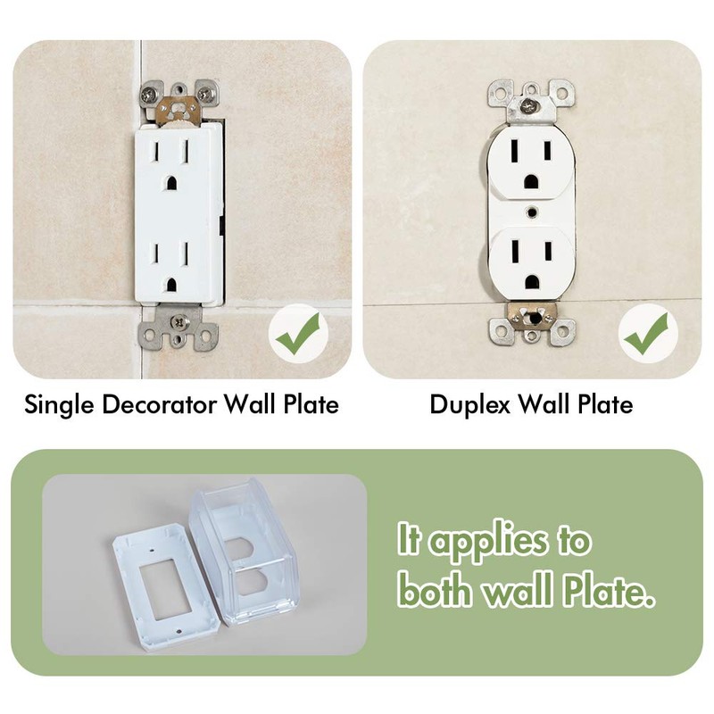 EUDEMON Baby Safety Electrical Outlet Cover Box Childproof Large Plug
