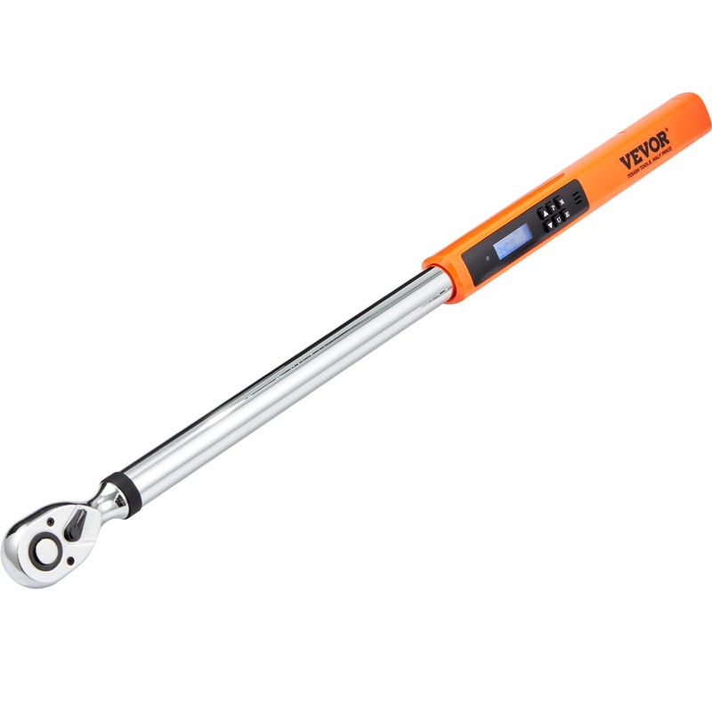 VEVOR Digital Torque Wrench 1/2" Drive(25-250ft.lb/34-340n.m), ±2% Torque Accuracy, 3-Mode
