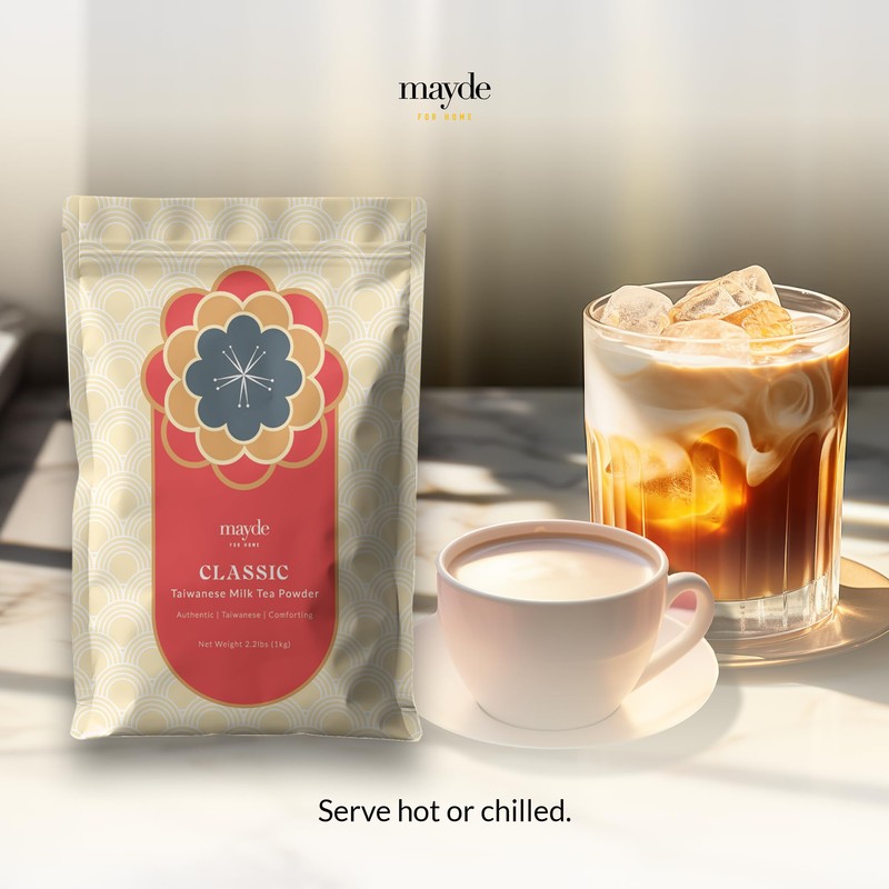 Mayde Taiwanese Classic Milk Tea Powder, Instant MilkTea Powder From