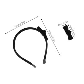 Baluue 1 Set Velvet Bow Hair Clip Headband for Women Cheerleading Hair Accessories Soft and Gentle Velvet Material Stylish and Versatile for Everyday and Special Occasions