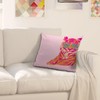 Nvotell Pink Orange Pillow Covers - Preppy Tiger Pillow Cases,