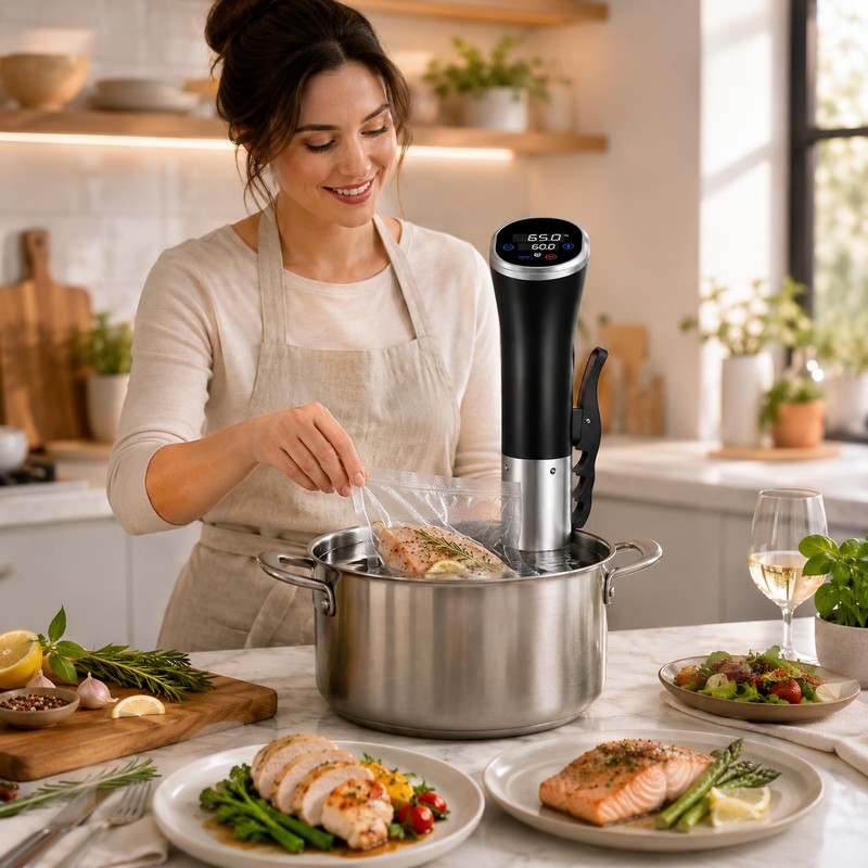 Sous Vide Cooker for Home Meal Preparation – Digital Immersion