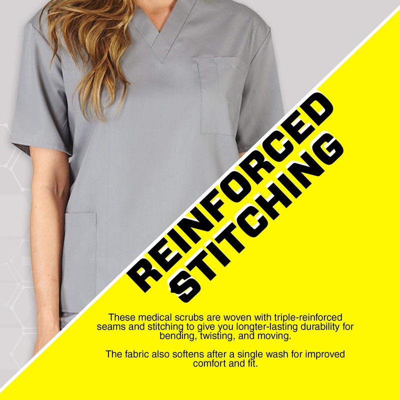 M&M SCRUBS Women Scrub Set Medical Scrub Top and Pants