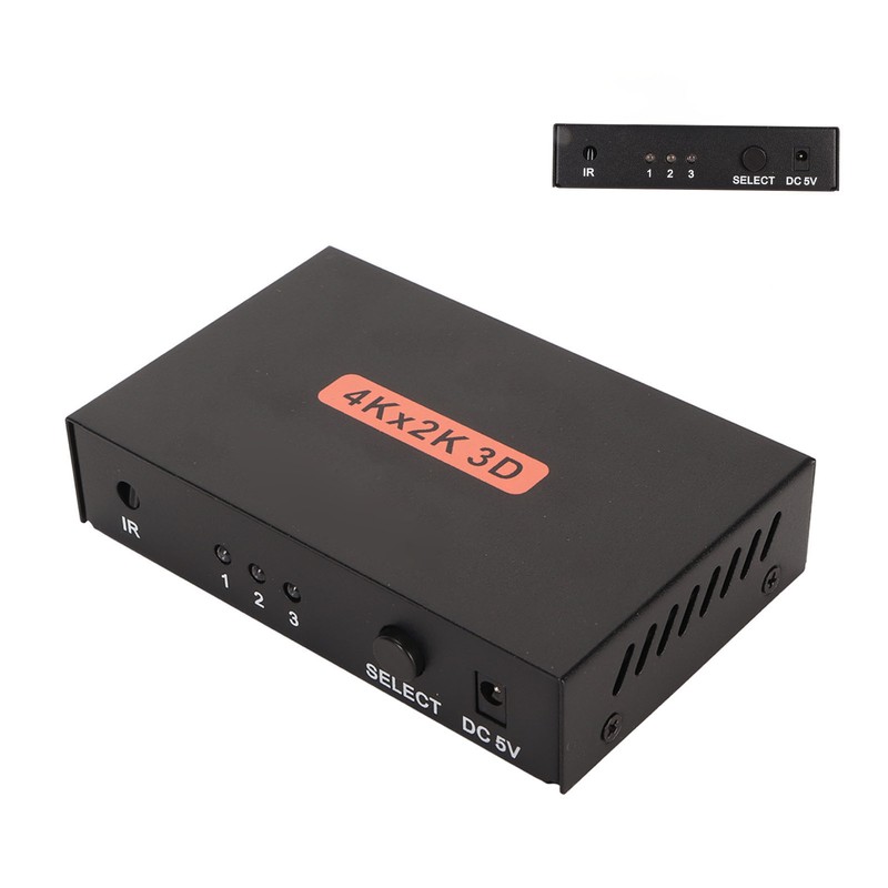 3 in 1 Out HD Multimedia Interface Switch 4K 30Hz