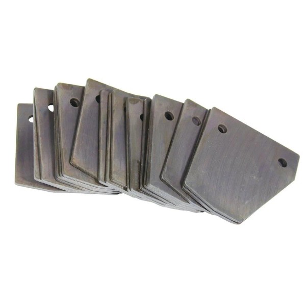 Rareelectrical 0.102in Thick 20 Blade Overseeder Blade Set Fits Bluebird