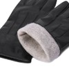 Harssidanzar Womens Leather Gloves Winter Warm Cashmere Lining Touchscreen Texting
