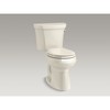 KOHLER K-4639-47 Cachet Round, Grip-Tight Bumpers, Quiet-Close, Quick-Attach Hardware, No