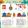 DELORIGIN Kitchenware Cutting Dies Card Making Die Cookware Stencil Carbon
