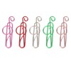 25pcs/box 5 Colors Music Notes Shaped Paper Clip Memo Clips