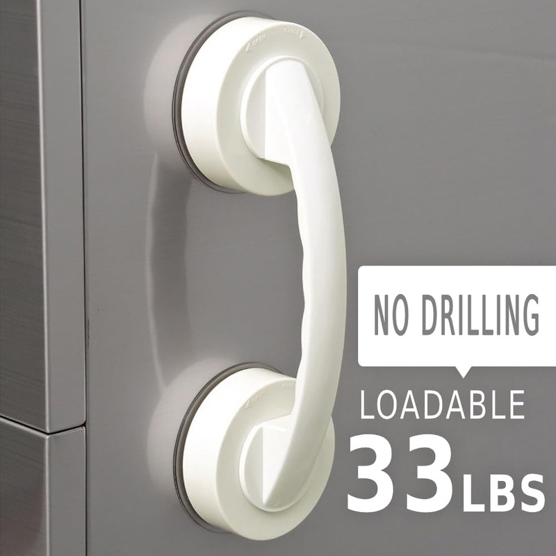Japard Shower Grab Bars for Light-Duty 33lbs 8" Safety for