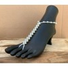 Unbranded Simulated Pearl Beach Wedding Bridal Sandal Anklet