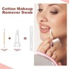 Cotton Swabs,Cotton Makeup Remover Swabs,Eye & Lip Sticks Remover,Liquid-Filled Makeup