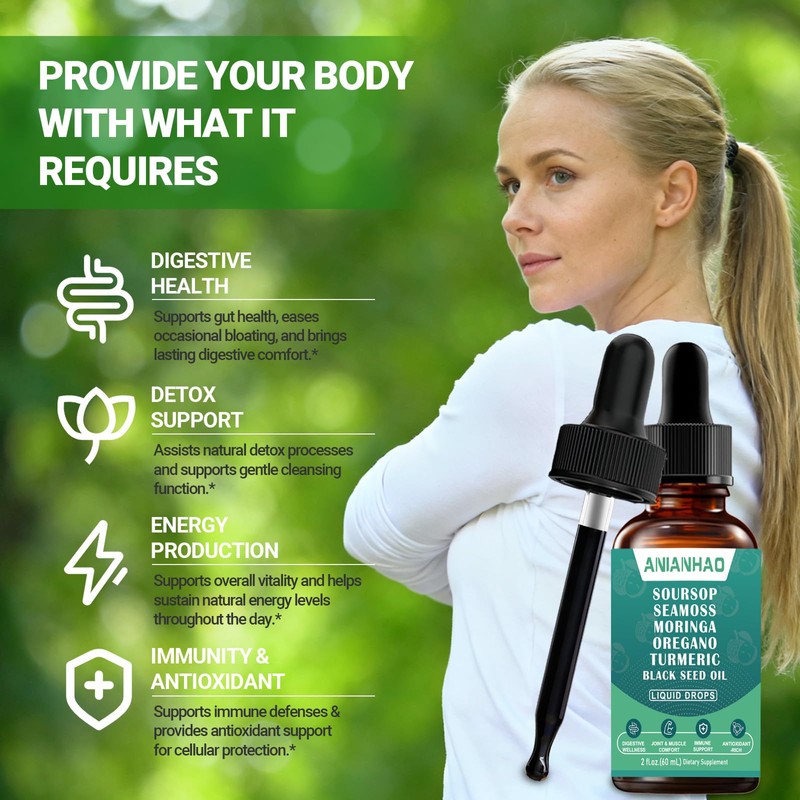Soursop Bitters - Internal Cleansing, Supporting Digestive Health and Immune