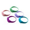 HRS Lote 6 Pulseras Brazalete Gel Antibacterial Y Botella Dosif