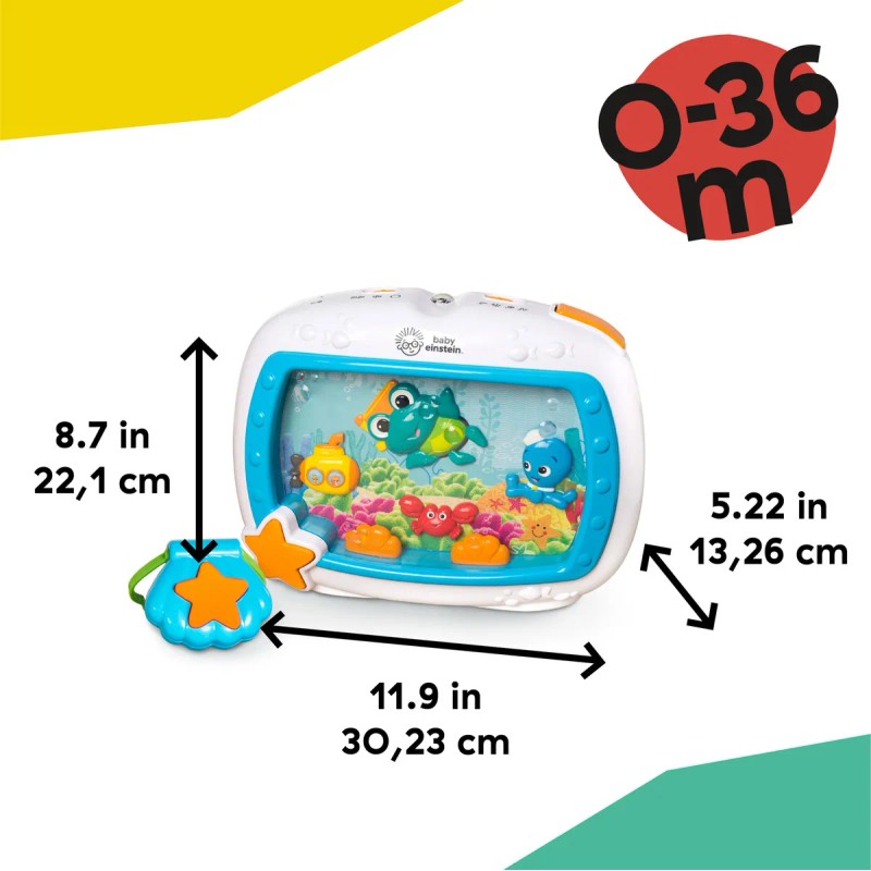 Baby Einstein Acuario Juguete Musical Para Cuna Sea Dreams Kids