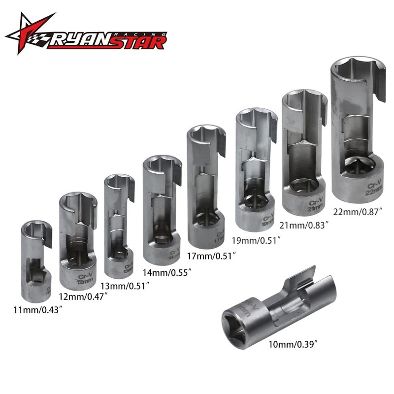 RYANSTAR RACING Professional Diesel Fuel Line Wrench Set – 3/8"