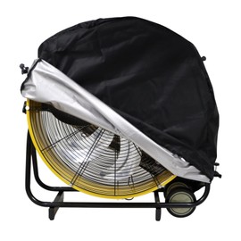 EVRBUL 24’’ Industrial Fan Cover 420D Drum Fan Cover Floor Fan Cover 420D Waterproof Dustproof Indoor & Outdoor Fan Cover Compatible with 24’’ High Velocity Floor Fan Drum Fan Up to 30 * 8.6 * 30.5 in