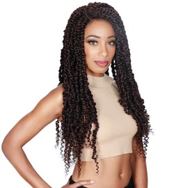 Zury Sis Synthetic Diva Lace Front Wig - H-PASSION TWIST (2 Dark Brown)