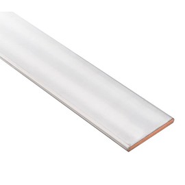 TEN-HIGH Tinned Copper Flat bar 10mmx40mm, Tinned Copper Bus bar 3/8 inch Eletrical Copper Buses for Large Current Conducting, Length 1000mm