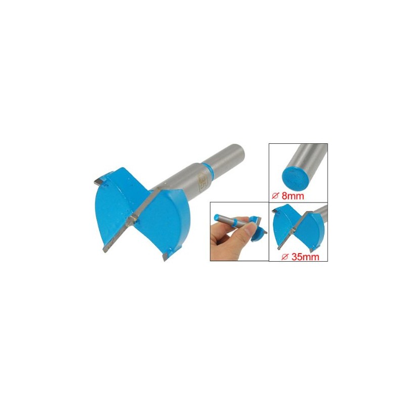 sourcingmap Forstner Drill Bits 35mm, Tungsten Carbide Wood Hole Saw,