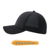 BOTVELA Men Structured Baseball Cap Side Laser Cut Vented Performance