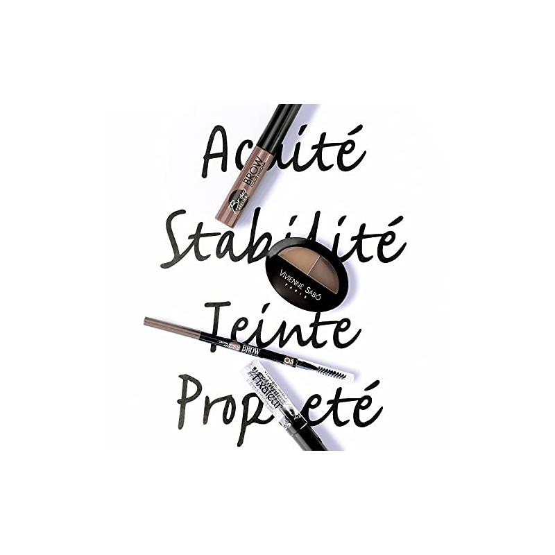 VIVIENNE SABO Automatic Brow Pencil, Eyebrow Pencil, Brow Arcade, Grey