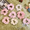 Yonchic 8-Piece Flower Print Scrunchies for Women Girls, No Damage