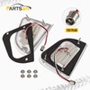 Partsam Clear Lens 29 Amber LED Front P/T/C Light Assembly