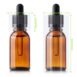 500 Pieces Shrink Bands Clear Perforated Heat Shrink Wrap Sealer Film Shrink Seal Bands for Bottles, Tubes, Jars and Caps, 45 x 23 mm and 87 x 55 mm