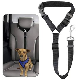 Pet Dog Seat Belt, Drive, Car Lead, Safety Belt, Adjustable Size, Nylon Material, Strong and Durable, Round Design, Comfortable and Tensile Resistant, Hook Can Rotate 360°, No Need to Worry About Your