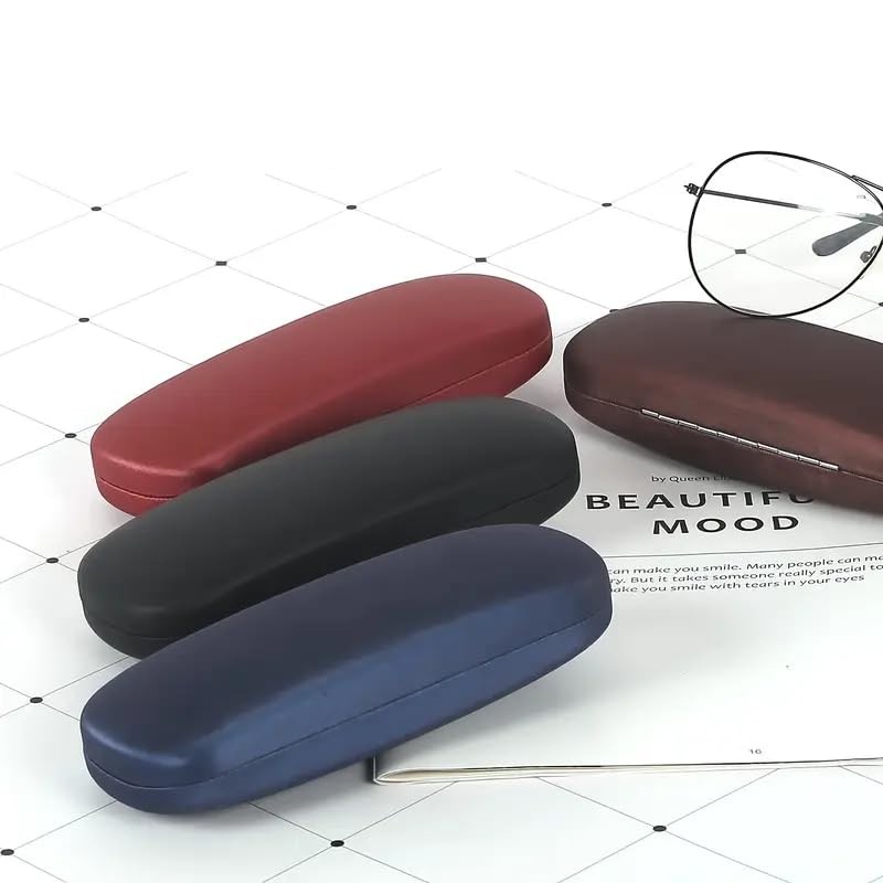 Boolavard Unisex Hard Shell Eyeglasses Cases, Protective Case For Glasses