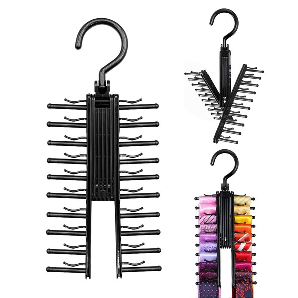 Tie Holder, Tie Hanger, Wardrobe Tie Hanger, Organiser Hanger, Tie
