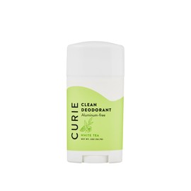 Curie Natural Deodorant - White Tea 2oz Stick - Aluminum Free, Paraben Free, Cruelty Free, Non-Toxic