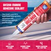 GH1200-5200 Marine Sealant White - 12.5 Oz Smoothly Dispenses Boat
