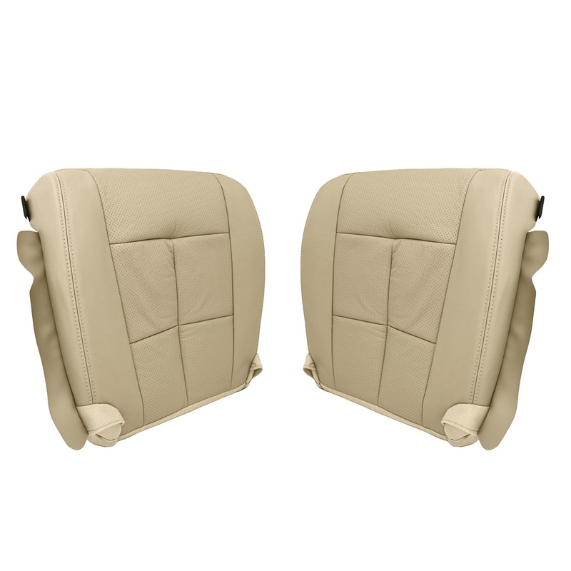 BuliBoao Driver & Passenger Bottom Microfiber Leather Seat Cover Fits