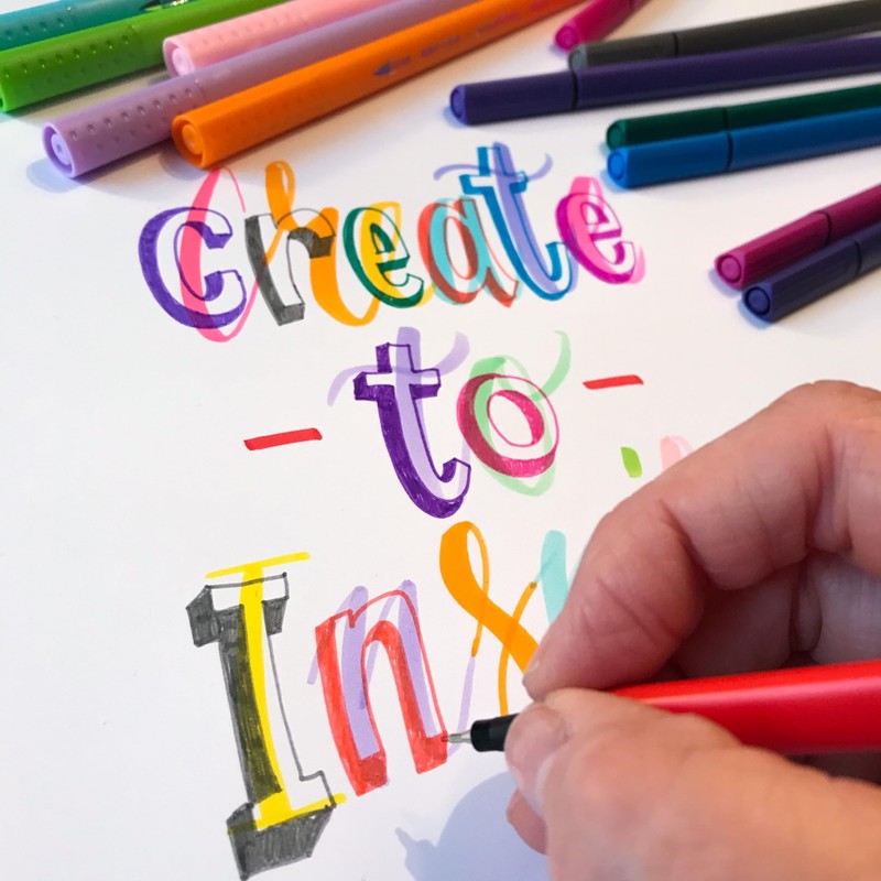 Bruynzeel Fineliner Set of 24 Colours | Pens for Writing,