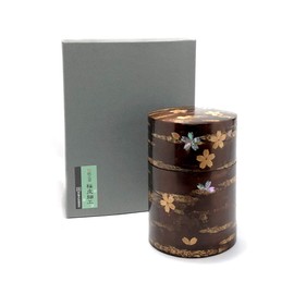 Sokeshi Tea Caddy (Medium Length) Shell with Flower, 34284