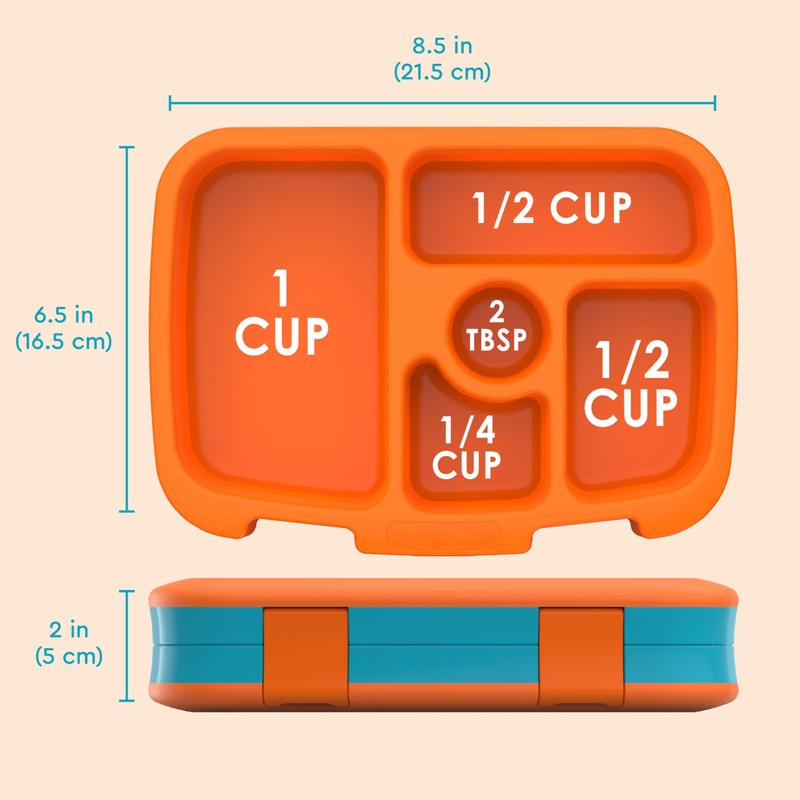 Bentgo Kids Prints Leak-Proof, 5-Compartment Bento-Style Kids Lunch Box -