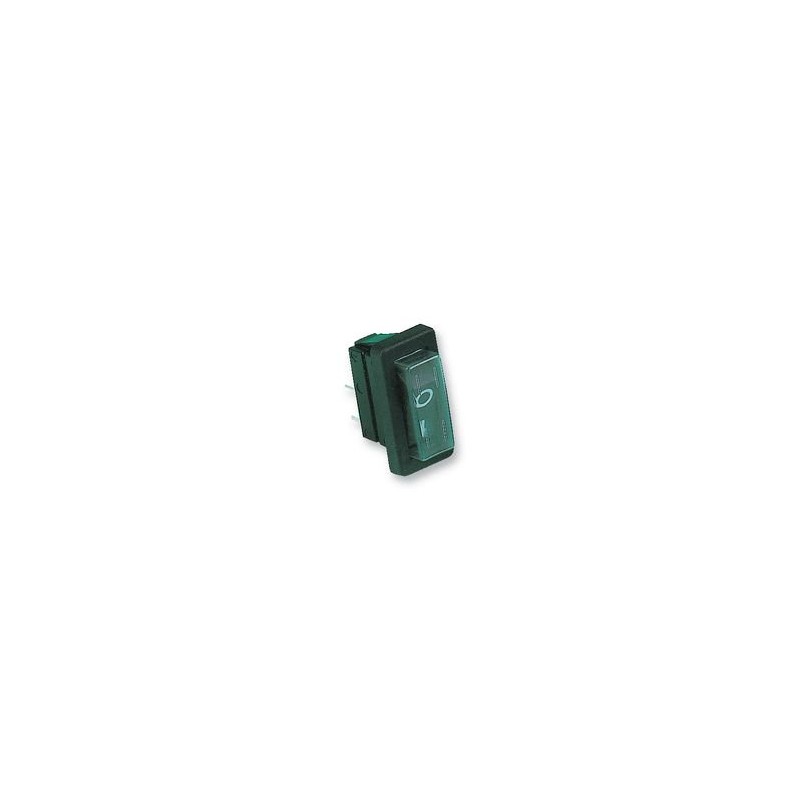 ARCOLECTRIC (BULGIN LIMITED) Rocker Switch, SPST, Black, Pack of 1,