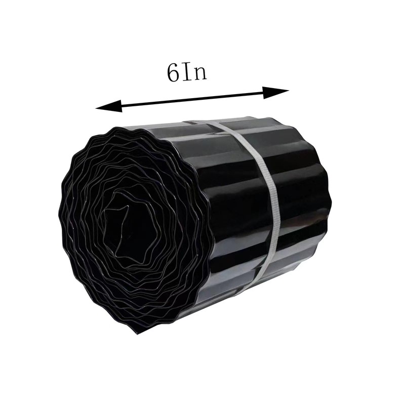 Corrugated Metal Landscape Edging,6 Inch x 20FT Sturdy Steel Garden