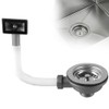 KQWVZ Stainless Steel Strainer Basket Valve, Kitchen Sink Drain Set,