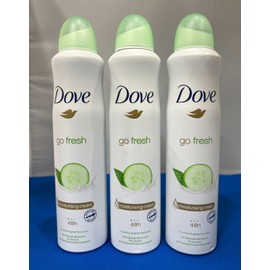 Dove Go Fresh Cucumber & Green Tea Antiperspirant Deo Spray 8.4 FL OZ (3 Pack)