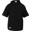 Rawlings Men's Standard Short Sleeve Cage Jacket, Black