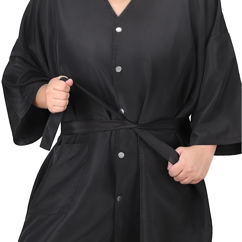 Salon Client Gown Capes, Hair Stylist Smock with 2 Pockets,