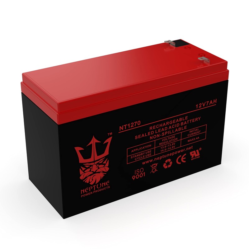 Neptune 12V 7Ah NT-1270 Rechargeable SLA Sealed Lead Acid Battery