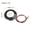 sourcing map 1W 8 Ohm DIY Magnetic Speaker 28mm Round