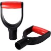 MroMax D-Grip Handles, 1-1/4" Inner Diameter, PVC, Snow Shovel Replacement,